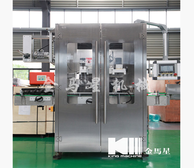 全自動(dòng)套標(biāo)機(jī)適用于（圓瓶，方瓶，扁瓶，不規(guī)則形狀的瓶)